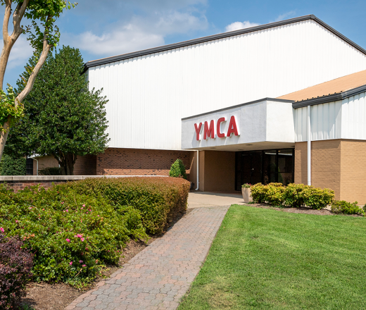 Exterior Front of the Hampton Family YMCA