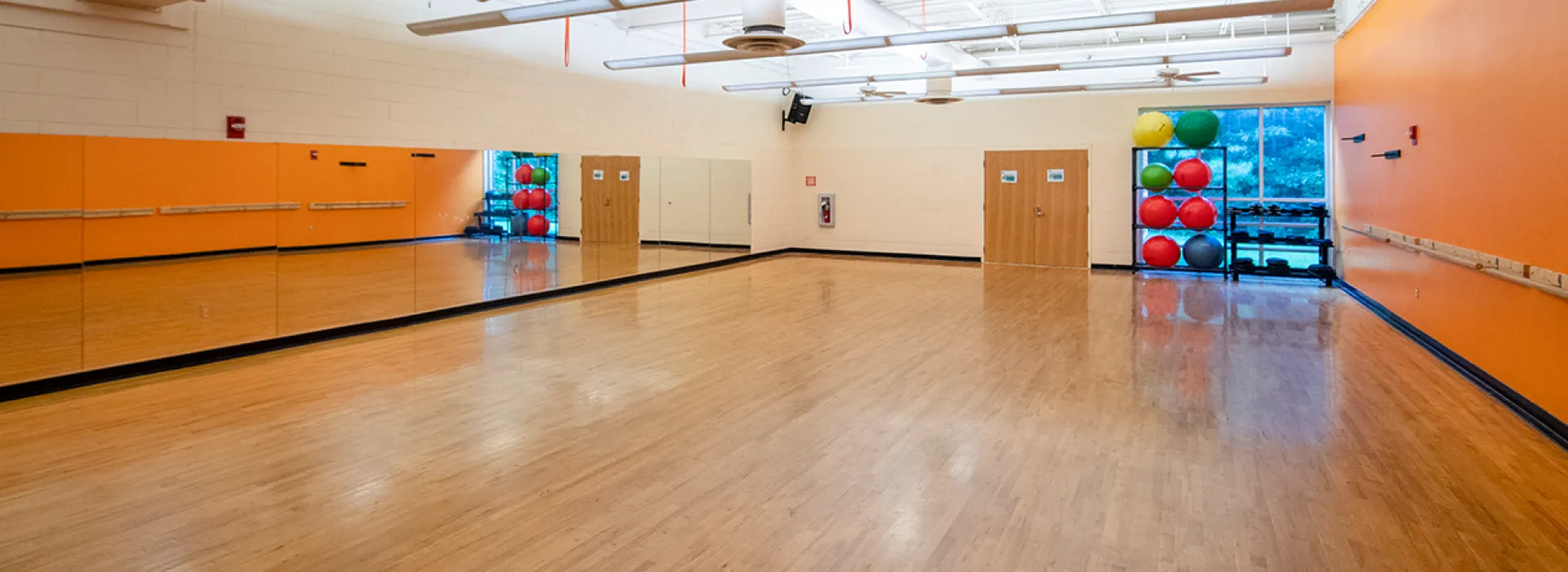Group exercise studio